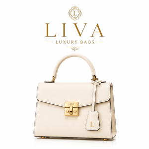 Liva Off White Genuine Leather Women Hand Bag | Premium Stylish Shoulder Tote for Daily & Party Use